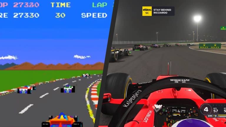 Múltból a jelenbe – videón az F1-es játékok fejlődése