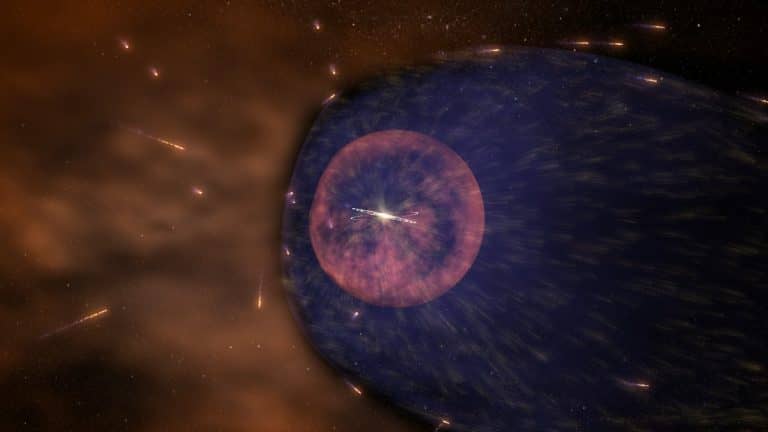 Buborék alakot öltött a Naprendszer helioszférája a NASA legújabb felvételén