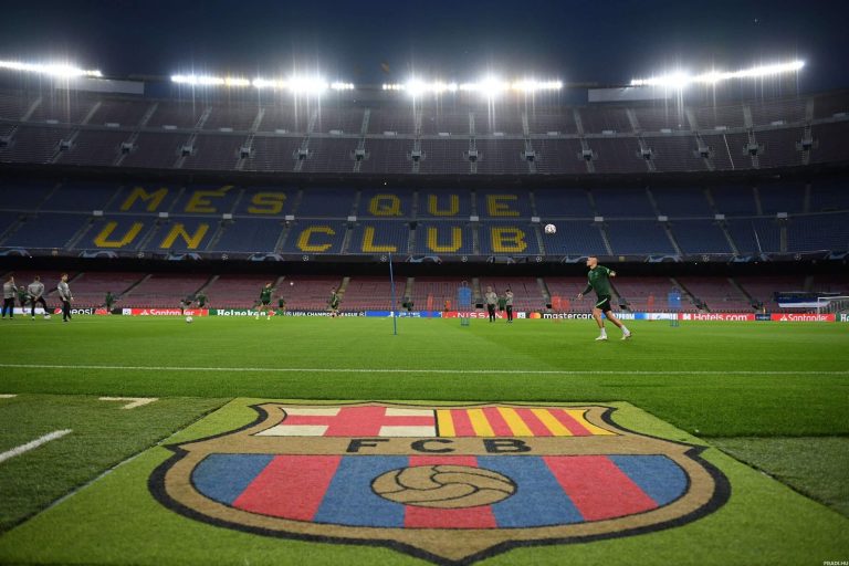 Szenzációs pillanatképek a Ferencváros edzéséről a Barcelonába stadionjából