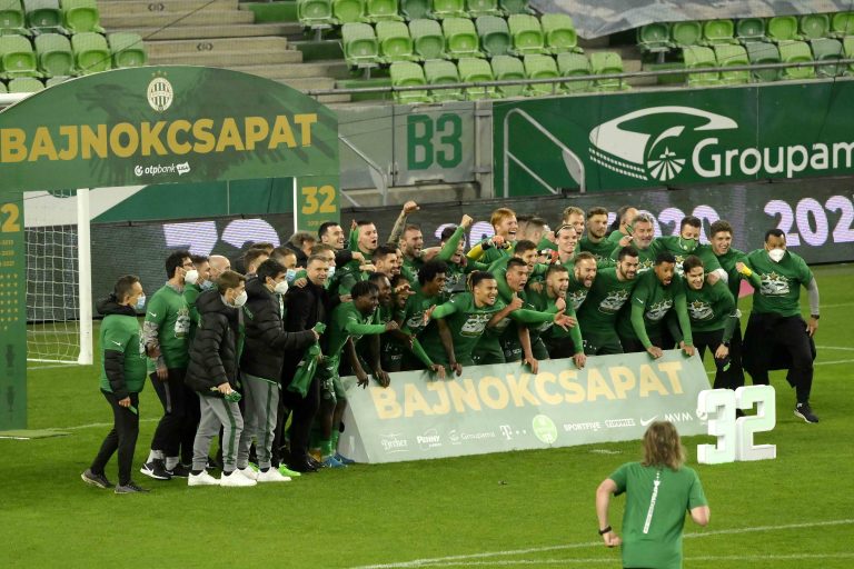 Bebiztosította címvédését a Ferencváros a labdarúgó OTP Bank Ligában