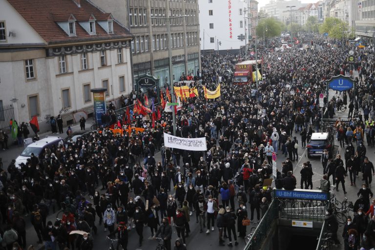 Agresszióba torkolltak a május 1-jén tartott berlini demonstrációk