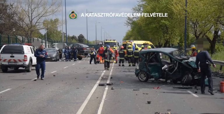 Tragikus baleset történt a Ferihegyi repülőtérre vezető úton (videóval)