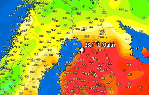 Elképesztő, 27 fokot mértek az északi sarkkörön túl