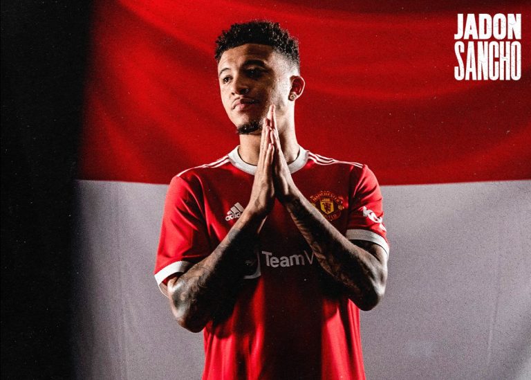 Hivatalos: vége a több éves hercehurcának, Jadon Sancho a Manchester Unitedé