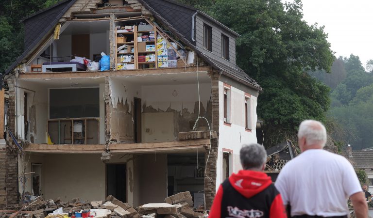 Így néznek ki az áradás sújtotta német területek a magasból