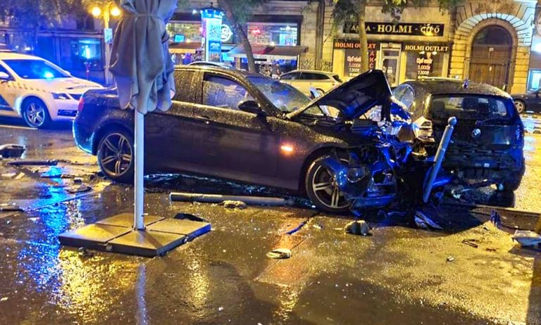 A tegnapi budapesti BMW-s baleset sofőrje ittasan vezethetett