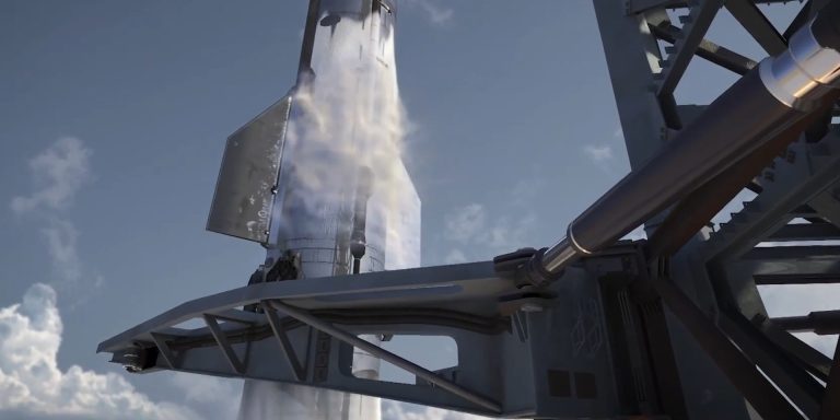 Videón a SpaceX hatalmas Starship-befogó robotpálcikája