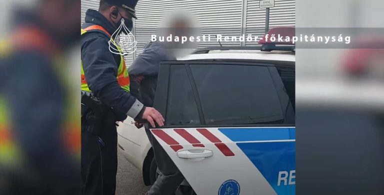 Mobilt rabolt a HÉV-en a XVI. kerületben, majd ellopott egy futárautót (videó)