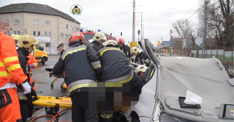 Videó a Soroksári úton történt tragikus autóbaleset helyszínéről