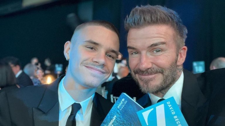 David Beckham fia nem akárkivel találkozott