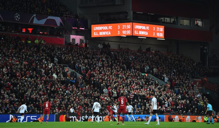 Meghalt egy szurkoló a Liverpool-Benfica Bajnokok Ligája meccsen