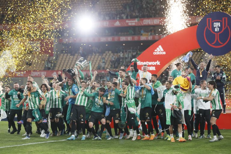 Videó: így ünnepelt a Real Betis, miután megnyerte a spanyol kupát