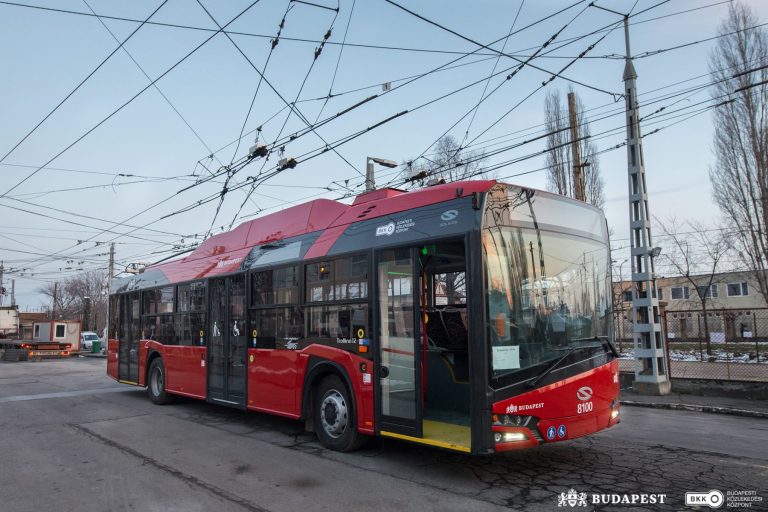 A trolibuszokon infraérzékelős utasszámlálókat helyezett üzembe a BKK