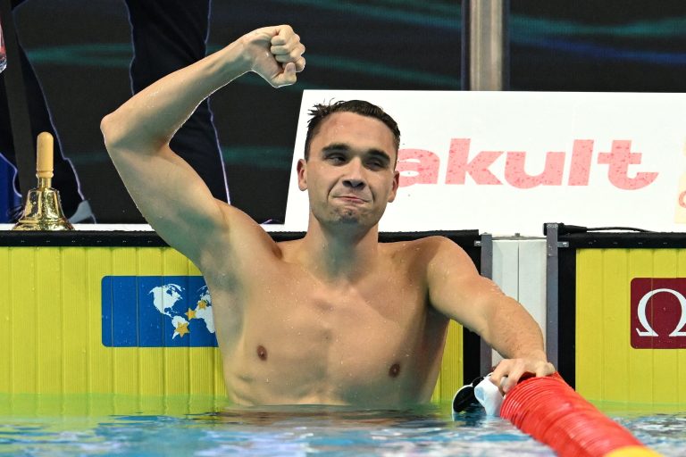 Milák Kristóf aranyérmes 100 méter pillangón a vizes vb-n
