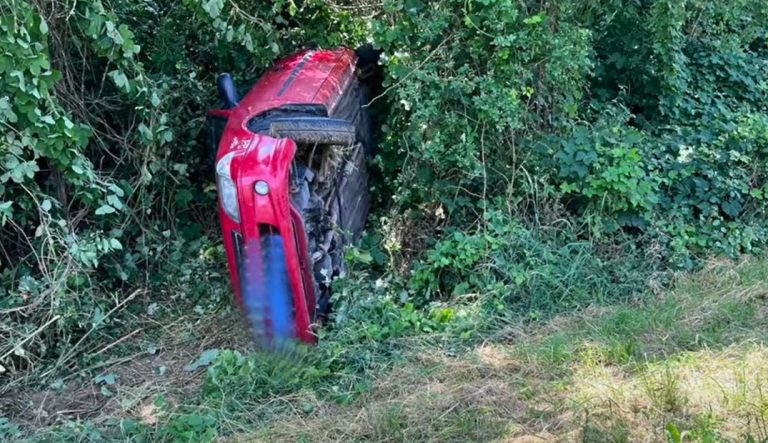 Hihetetlen jelenet egy suzukisról, óriási szerencséje volt (videóval)