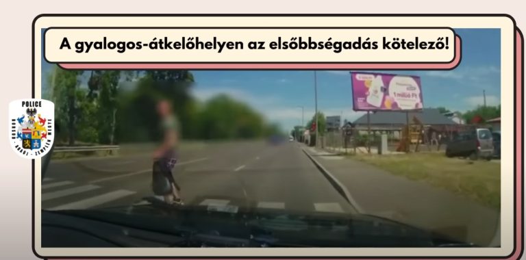 Fél évre vonták be a jogosítványát ezért az életveszélyes manőverért Miskolcon (videó)