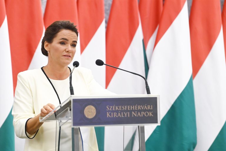 Novák Katalin eddigi egyik legfontosabb üzenete a háború kapcsán