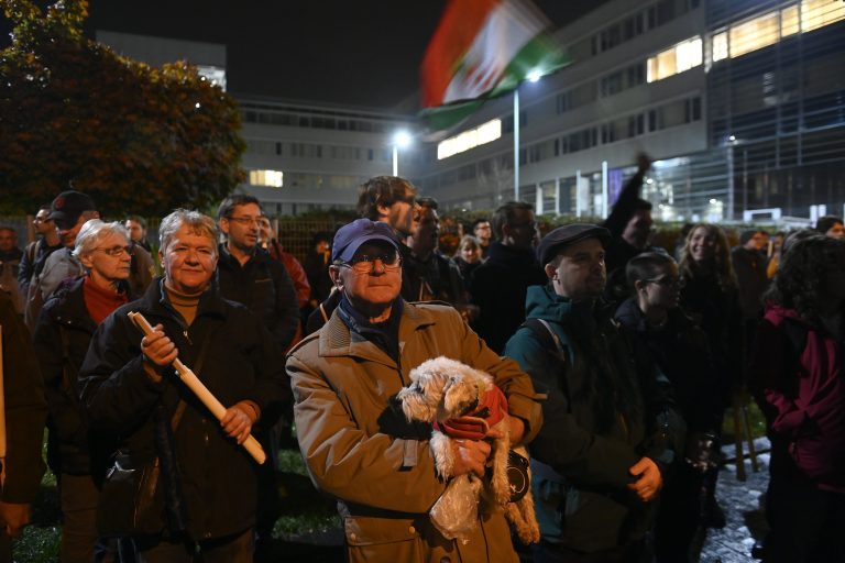 Így néz ki a levegőből Hadházyék tüntetése (galéria)