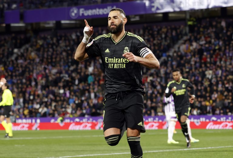 Benzema-parádé a Real Valladolid ellen (videó)