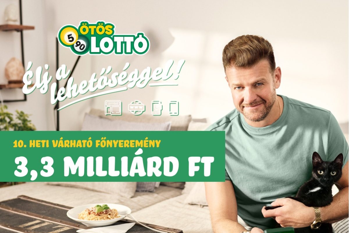 Már 3,3 milliárd a tét az ötöslottón