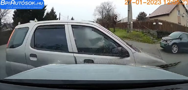 Időzített bomba az ilyen autós: elrettentő videó Érdről