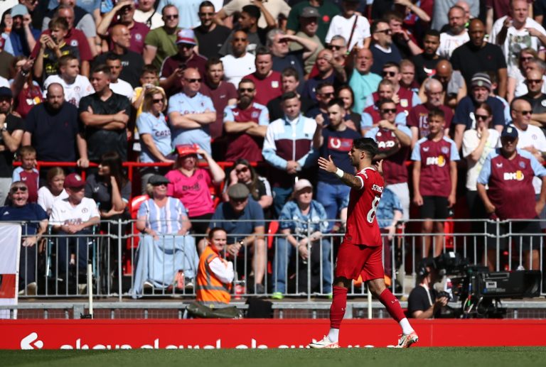 Szoboszlai óriási gólt lőtt, nyert a Liverpool az Aston Villa ellen