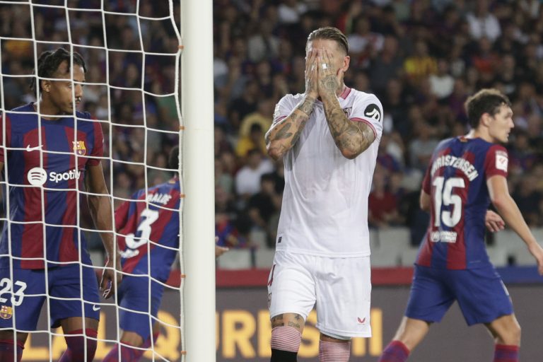 Sergio Ramos góljával nyert a Barcelona a Sevilla ellen