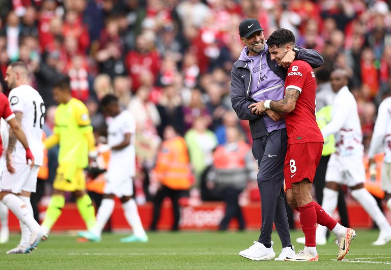 Videóra vették Szoboszlai újabb parádés trükközését a Liverpoolnál