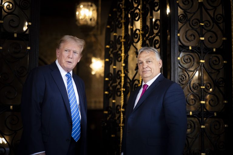 Személyesen tárgyalt Orbán Viktor és Donald Trump (fotók)