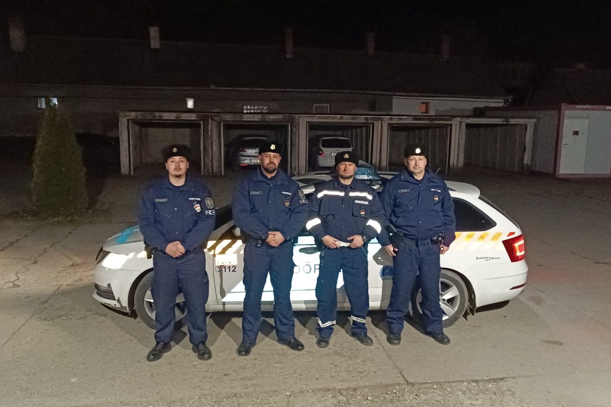 Négy mezőtúri rendőr, akik megmentettek egy 12 éves fiút