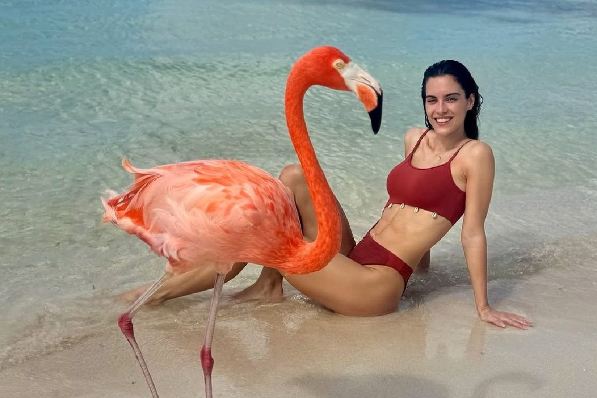 Gelencsér Timi Arubában mutatta meg a kockás hasát, bikiniben (fotók)