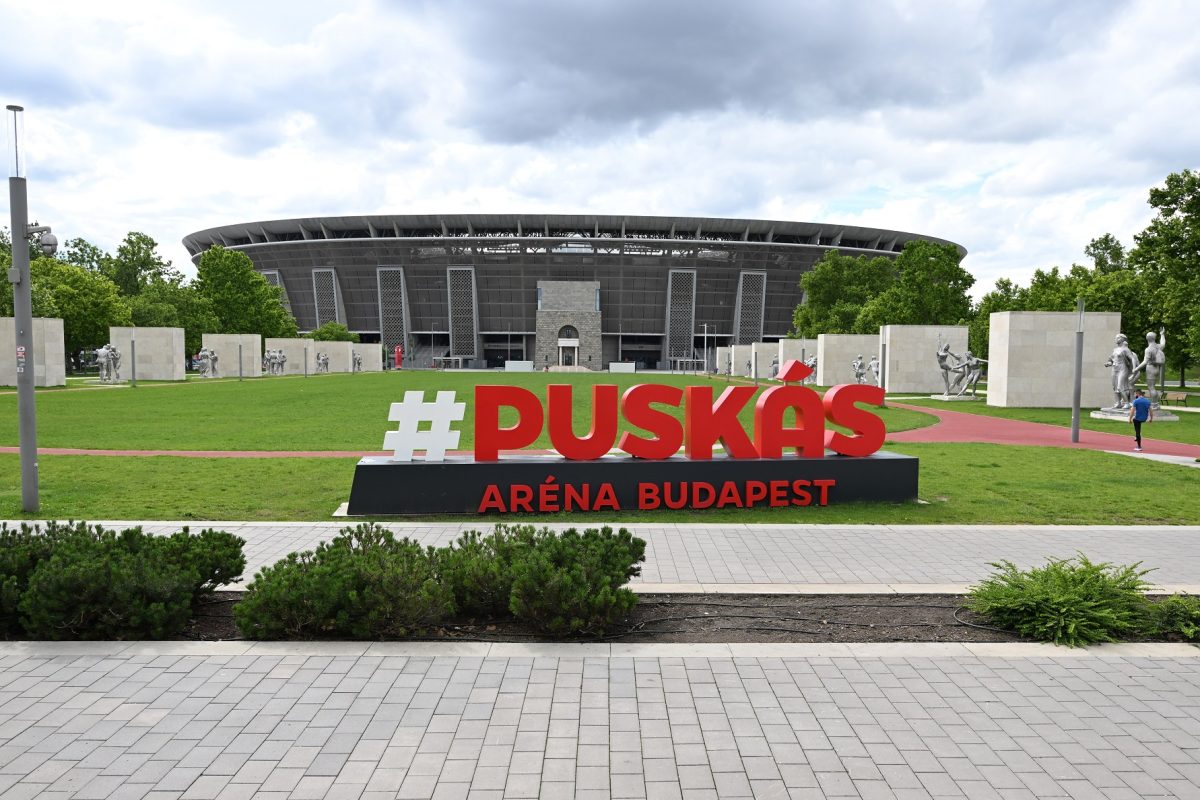 Lángok csaptak fel a Puskás Arénában