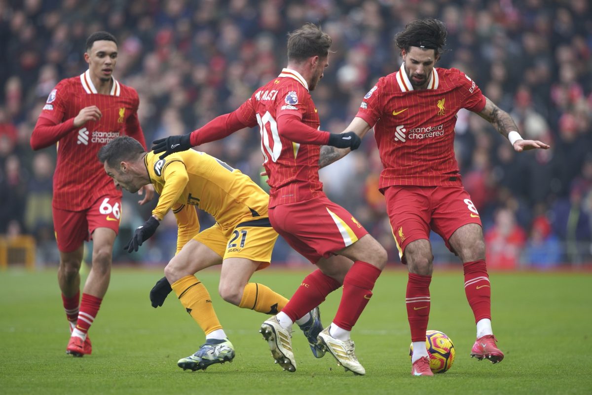 Videón Szoboszlai Dominik veszélyes lövése a Wolverhampton ellen