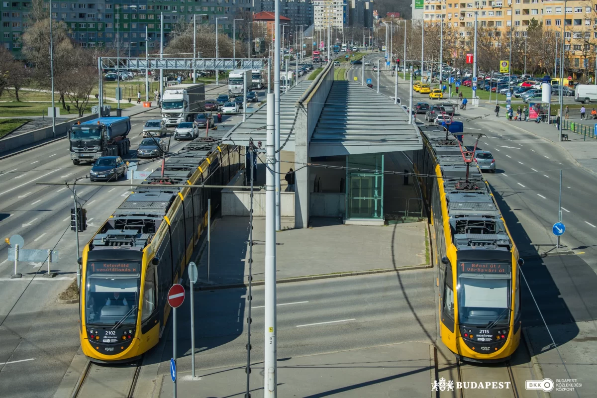 Változás áll be az 1-es villamos közlekedésében Budapesten, ami sokakat érint