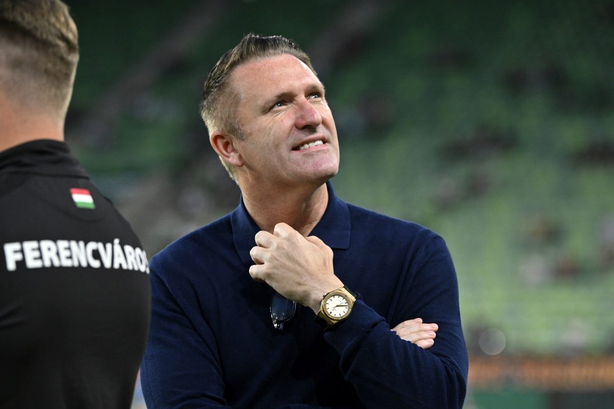 A Fradi edzője elmondta, mire számít a Puskás Akadémia ellen