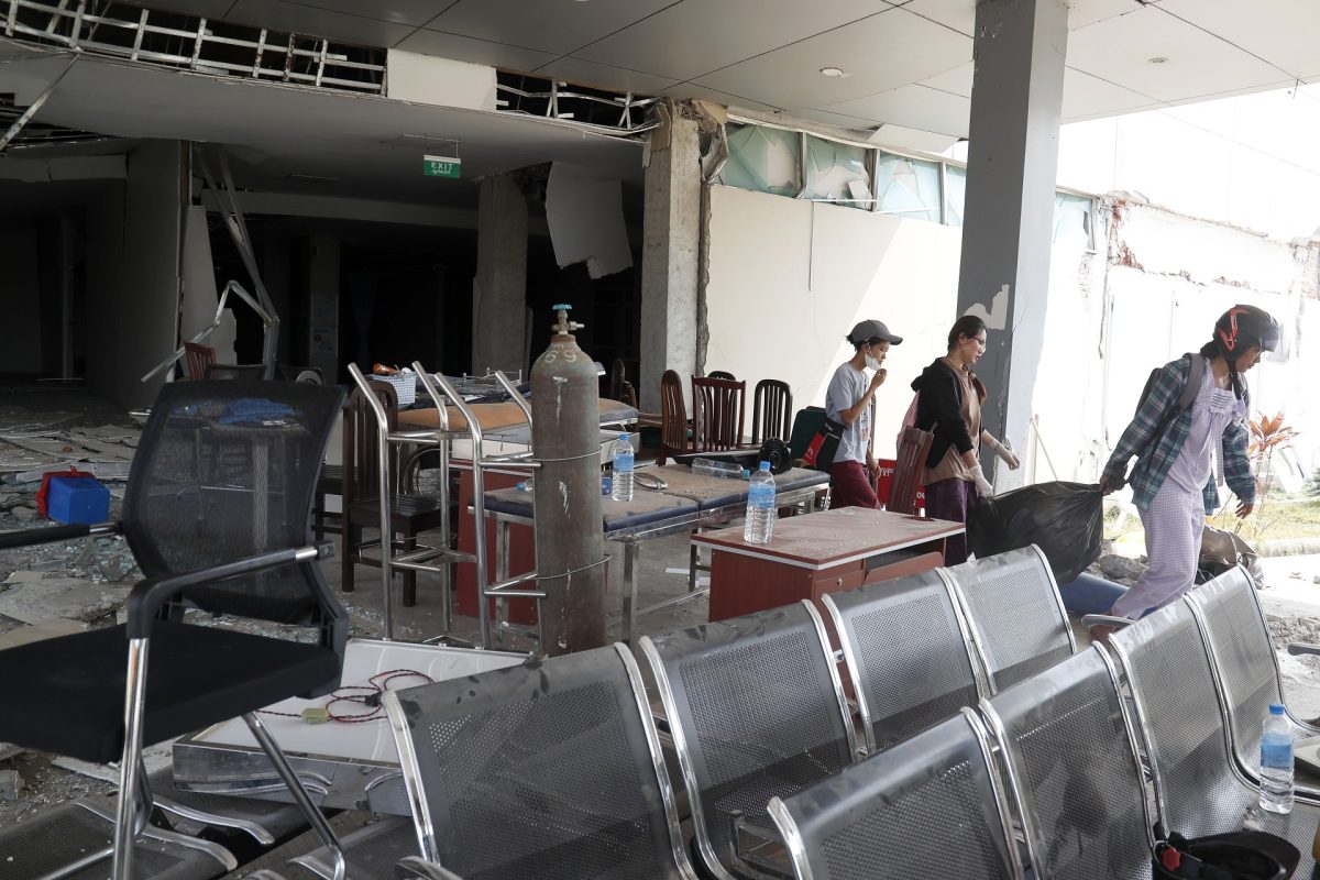 Történelmi videófelvétel örökítette meg a hatalmas mianmari földrengés pillanatát