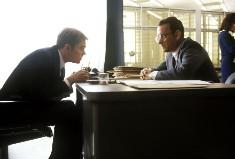 DiCaprio egyik legemlékezetesebb filmje, amit ráadásul Spielberg rendezett