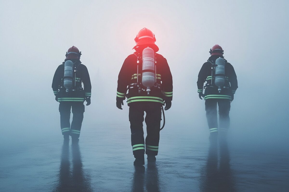 Tűzoltó zuhant át a padlón egy nagy háztűzben – társai azonnal megkezdték a mentőakciót