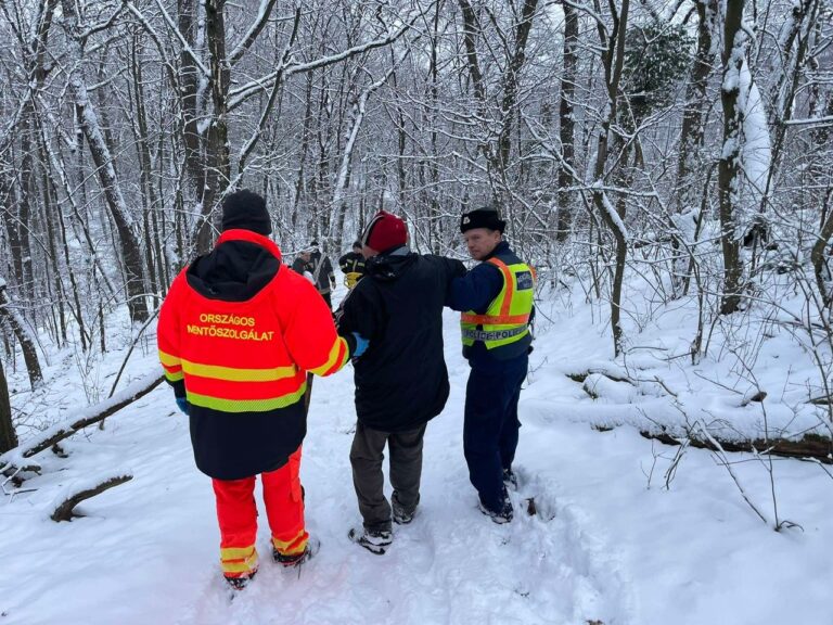 Rendkívüli közleményt adott ki a rendőrség a jéghideg Bükkben talált férfiról