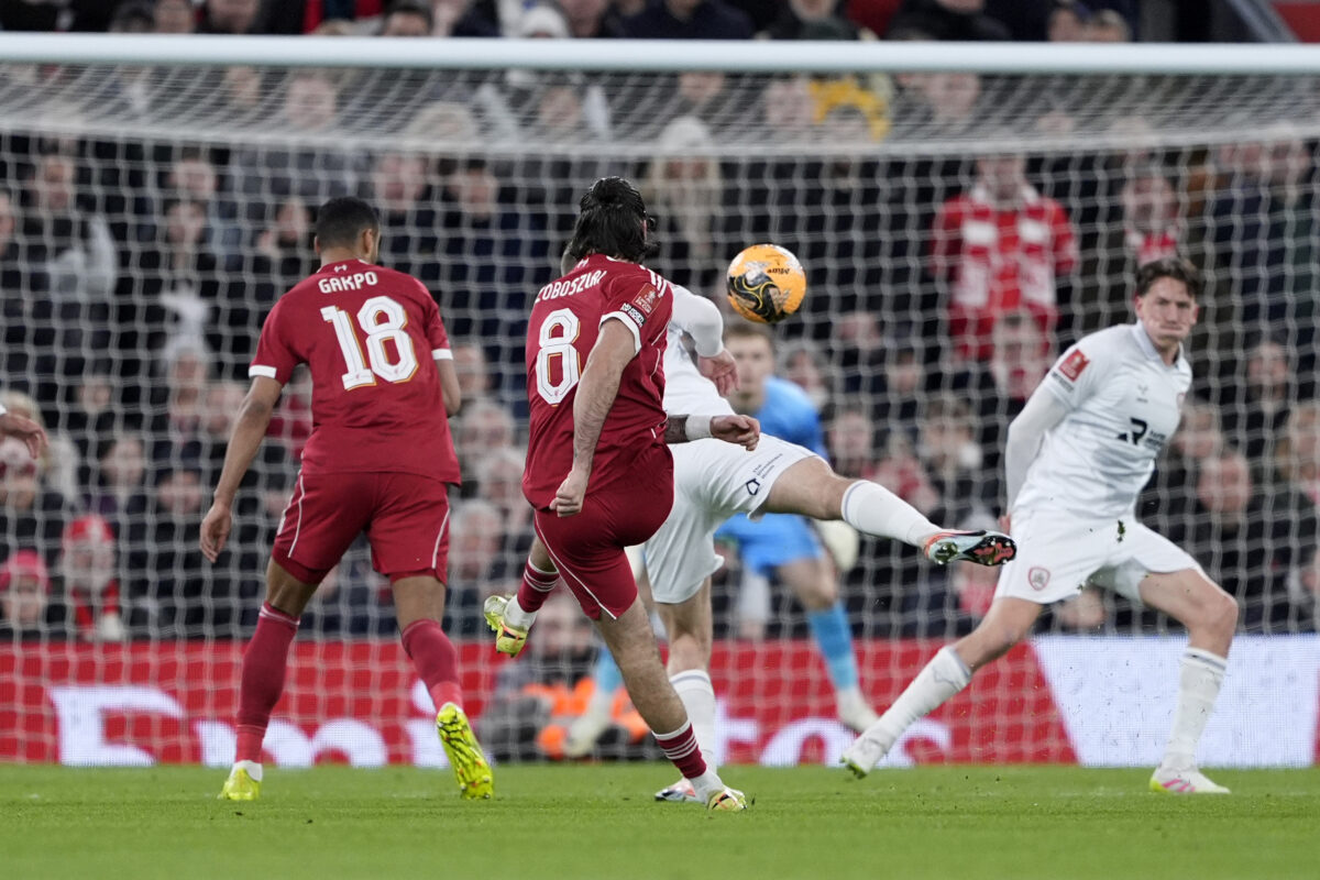 Videón Szoboszlai Dominik egészen elképesztő bombagólja az FA-kupából