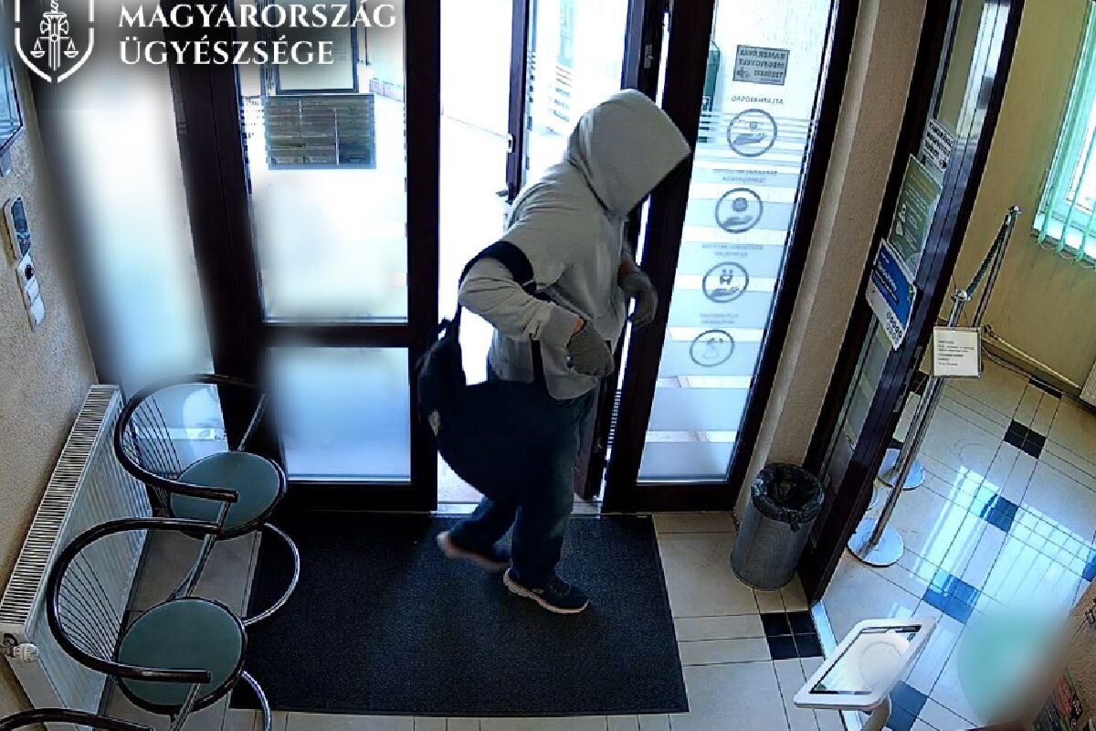 Közlemény jelent meg a pilisvörösvári fegyveres bankrablóról